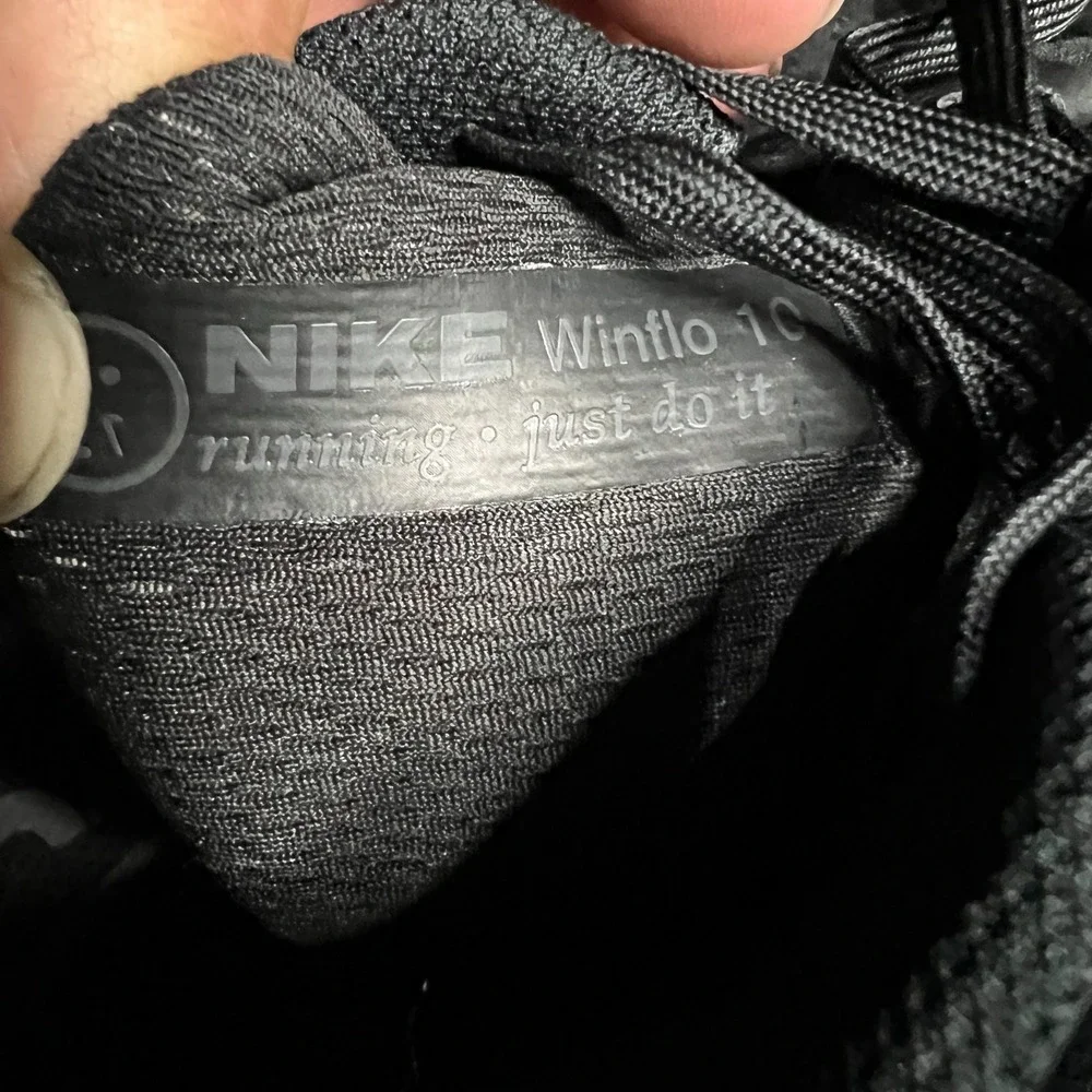 Nike Air Zoom Winflo 10 DV4023-001 Womens US 10‎ Running Shoes Black Sneakers